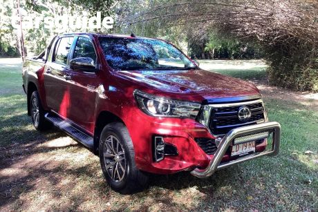 Red 2019 Toyota Hilux Double Cab Pick Up SR5 (4X4)