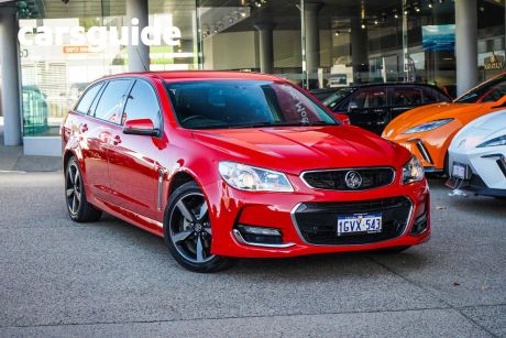 Red 2017 Holden Commodore Sportswagon SV6