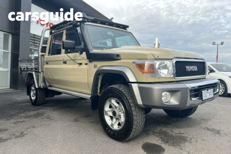 Gold 2020 Toyota Landcruiser Double Cab Chassis GXL (4X4)