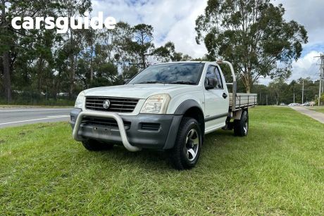 White 2004 Holden Rodeo Cab Chassis LX