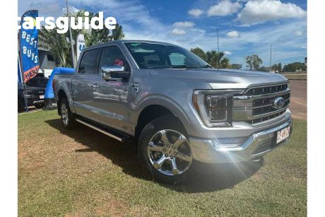 Silver 2023 Ford F150 Double Cab Pick Up Lariat SWB (4WD)