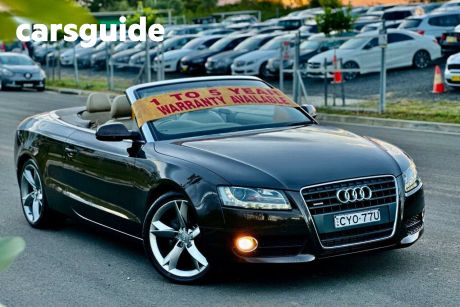 Brown 2011 Audi A5 Convertible 8T Cabriolet Softtop 2dr S tronic 7sp quattro 2.0T Convertib