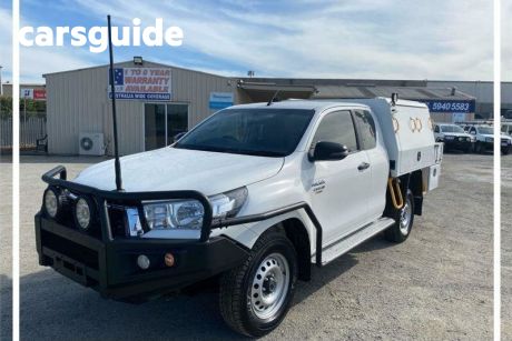 White 2018 Toyota Hilux X Cab Cab Chassis SR (4X4)