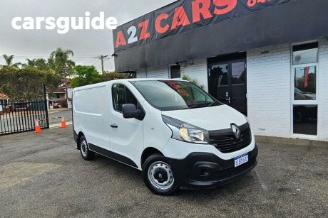 White 2019 Renault Trafic Commercial X82 85KW LOW ROOF SWB RED 6 SPEED MANUAL VAN 1.6L TURBO DIES
