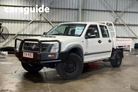White 2007 Holden Rodeo Crew Cab Chassis LX (4X4)