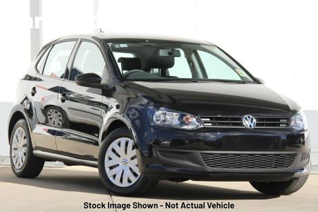 Black 2013 Volkswagen Polo Hatchback Trendline