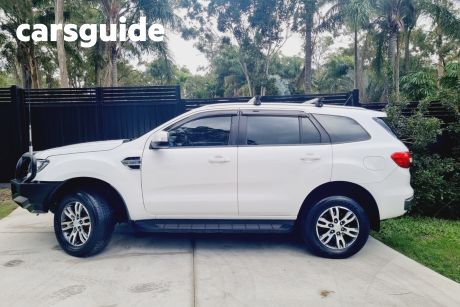 White 2018 Ford Everest Wagon Trend (4WD) (5 YR)