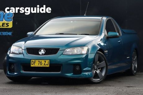 Blue 2012 Holden Commodore Utility SS Thunder
