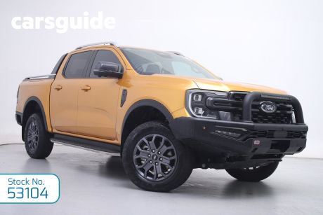 Yellow 2023 Ford Ranger Double Cab Pick Up Wildtrak 3.0 (4X4)