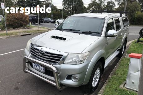 Silver 2013 Toyota Hilux Ute Tray SR5