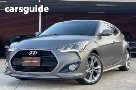 Grey 2016 Hyundai Veloster Hatch SR Coupe D-CT Turbo