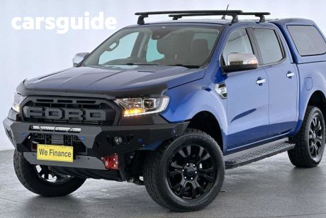 Blue 2020 Ford Ranger Double Cab Pick Up XLT 2.0 (4X4)