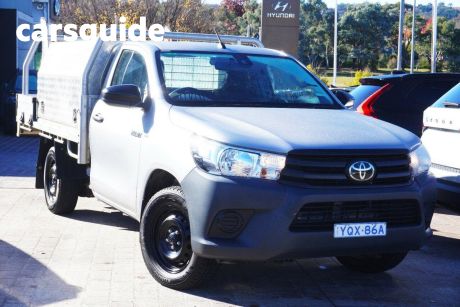 Silver 2019 Toyota Hilux Cab Chassis Workmate