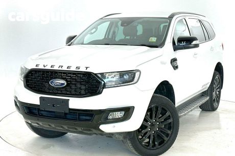 White 2022 Ford Everest Wagon Sport (4WD)