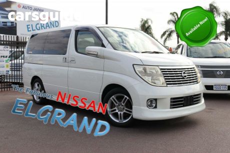 White 2006 Nissan Elgrand Commercial Luxury 8 Seater Automatic MPV