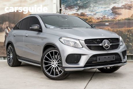 Silver 2016 Mercedes-Benz GLE450 Coupe AMG 4Matic