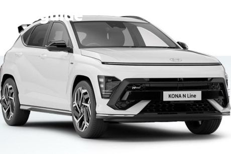 White 2024 Hyundai Kona Wagon Premium N Line