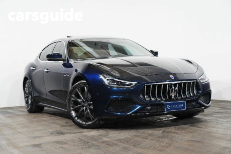 Blue 2020 Maserati Ghibli Sedan Gransport
