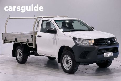 White 2022 Toyota Hilux Cab Chassis Workmate HI-Rider (4X2)