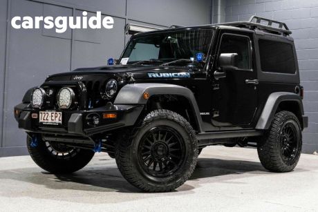 Black 2014 Jeep Wrangler Softtop Rubicon (4X4)