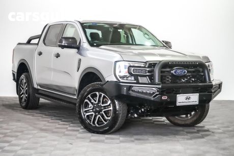 Silver 2022 Ford Ranger Double Cab Pick Up Sport 3.0 (4X4)