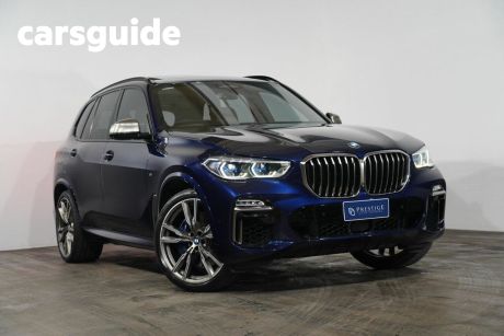Blue 2019 BMW X5 Wagon M50D (5 Seat)