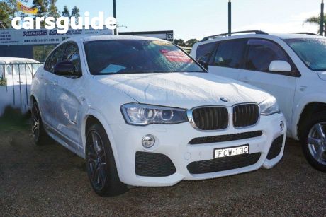White 2016 BMW X4 Coupe Xdrive 20D