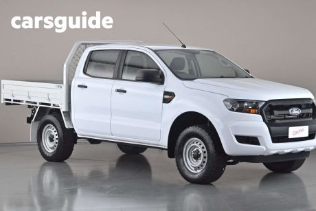 White 2018 Ford Ranger Crew Cab Chassis XL 2.2 HI-Rider (4X2)