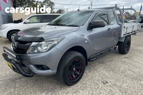 Grey 2015 Mazda BT-50 Freestyle Cab Chassis XT (4X2)