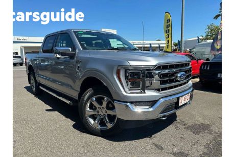 Silver 2023 Ford F150 Double Cab Pick Up Lariat SWB (4WD)