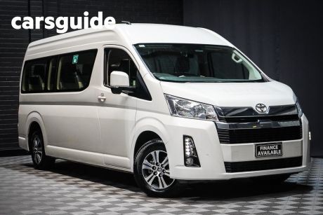 White 2020 Toyota HiAce Commercial Commuter High Roof Super LWB GL