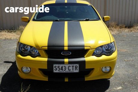 Yellow 2004 Ford Falcon Ute Tray XR6T