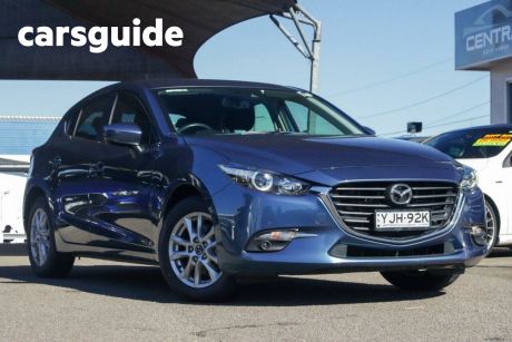Blue 2018 Mazda 3 Hatchback Maxx Sport (5YR)