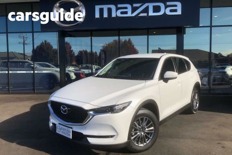 White 2018 Mazda CX-5 Wagon Maxx Sport (4X4)