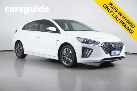 White 2020 Hyundai Ioniq Hatchback Plug-IN Hybrid Elite