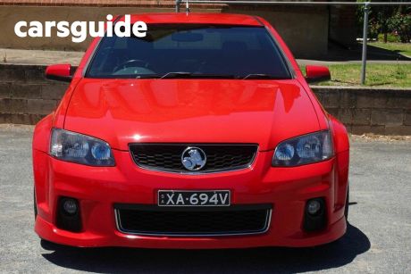 Red 2012 Holden Commodore Utility SS Thunder