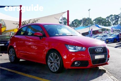 Red 2011 Audi A1 Hatchback 1.4 Tfsi Attraction