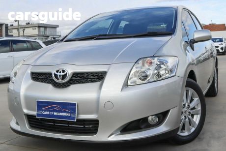 Silver 2008 Toyota Corolla Hatchback Ascent