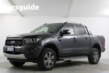Grey 2022 Ford Ranger Double Cab Pick Up Wildtrak 3.2 (4X4)