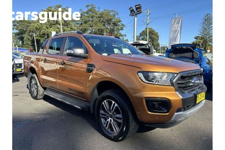 Gold 2021 Ford Ranger Double Cab Pick Up Wildtrak X 2.0 (4X4)