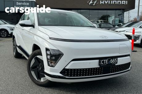 White 2023 Hyundai Kona Wagon Electric EXT Range