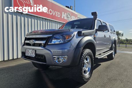 Grey 2010 Ford Ranger Dual Cab Chassis XL (4X4)