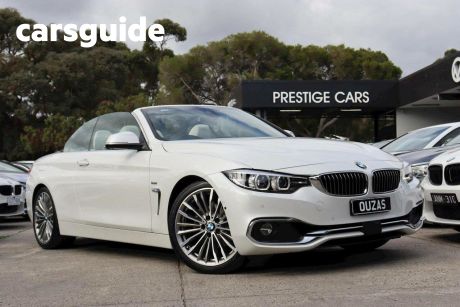 White 2018 BMW 420I Convertible Luxury Line