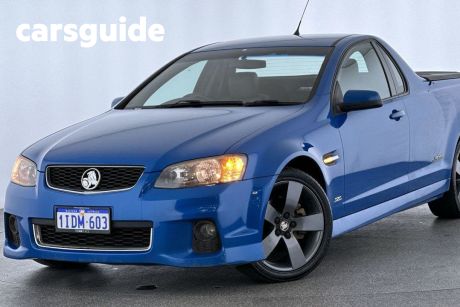 Blue 2013 Holden Commodore Utility SS Z-Series