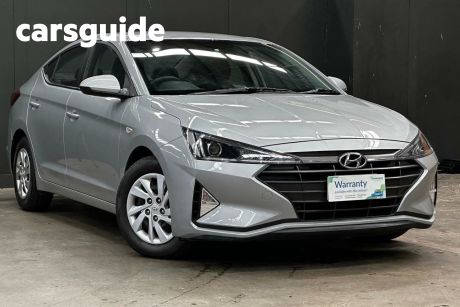 Silver 2019 Hyundai Elantra Sedan GO Smartsense