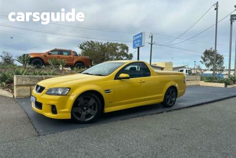 Yellow 2011 Holden Commodore Utility SS