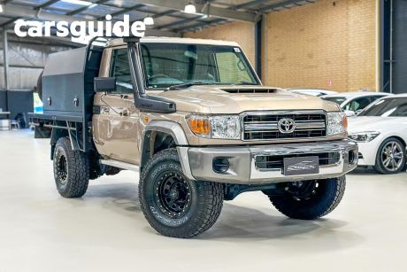 Gold 2018 Toyota Landcruiser Cab Chassis GXL (4X4)