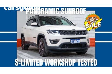 White 2020 Jeep Compass Wagon S-Limited (awd)