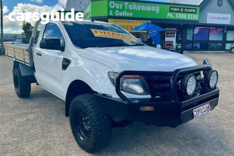White 2012 Ford Ranger Cab Chassis XL 3.2 (4X4)