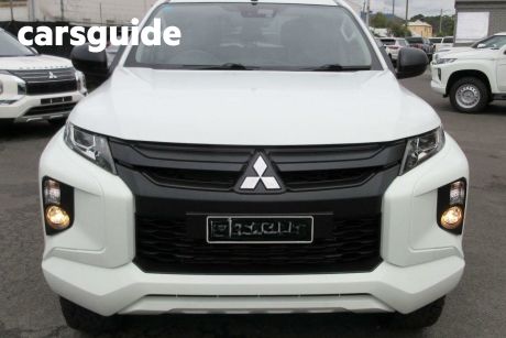 White 2019 Mitsubishi Triton Double Cab Pick Up GLX (4X4)
